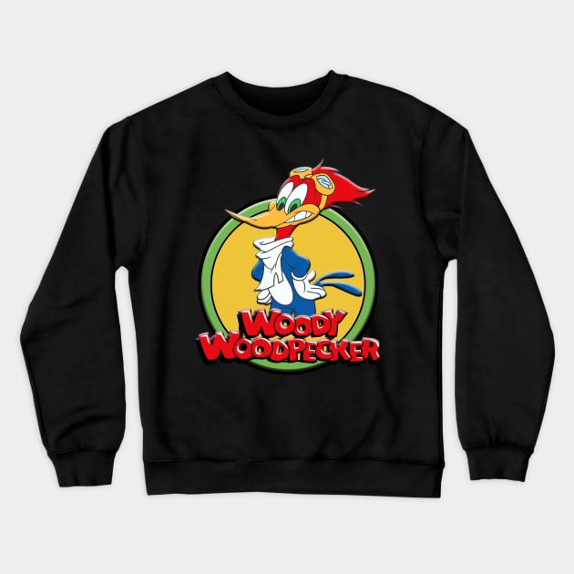 WOODY WOODPECKER Crewneck Sweatshirt by hackercyberattackactivity